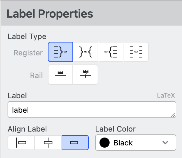 Label Properties